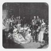 プリンセスの婚姻王室の スクエアシール (正面)