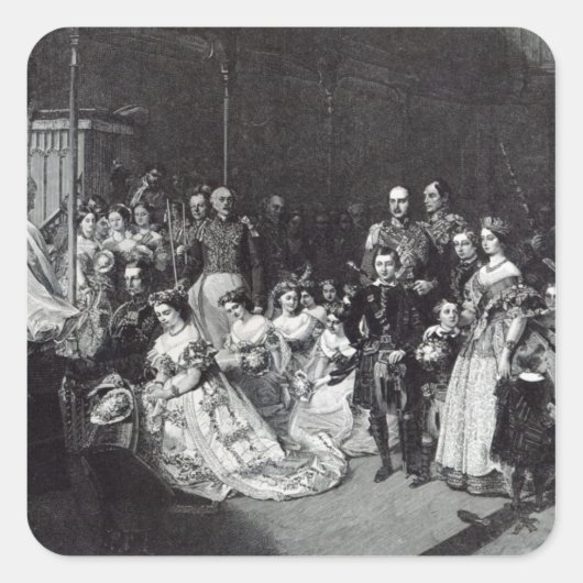 プリンセスの婚姻王室の スクエアシール (正面)