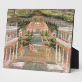 プリンセスの庭のムガル紙 フォトプラーク (側面)