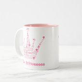 プリンセスの必要性のコーヒー ツートーンマグカップ (正面左)