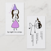 プリンセスの忍者の名刺 名刺 (正面/裏面)