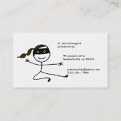 プリンセスの忍者の名刺 名刺 (裏面)