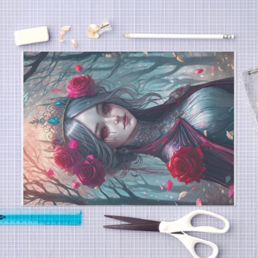 プリンセスの情熱と痛み、ゴシックフォレストプリンセス 薄葉紙 (クラフト)