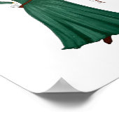 プリンセスの手描きファッションスケッチ ポスター (角)