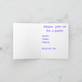 プリンセスの招待状 招待状 (内部)