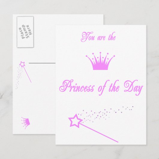 プリンセスの日 – はがき (正面/裏面)