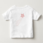 プリンセスの星、魔法の願い トドラーTシャツ (裏面)