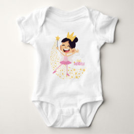 プリンセスの星、魔法の願い ベビーボディスーツ