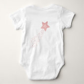 プリンセスの星、魔法の願い ベビーボディスーツ (裏面)