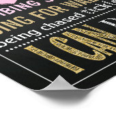 プリンセスの最初の誕生日の署名マイルストーン ポスター (角)