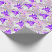 プリンセスの森の飼育魔法ユニコーン ラッピングペーパー (角)