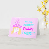 プリンセスの父親の父親 カード (黄色い花)