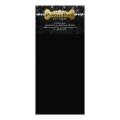 プリンセスの犬の犬用の骨の心配の獣医メニュー ラックカード (正面)