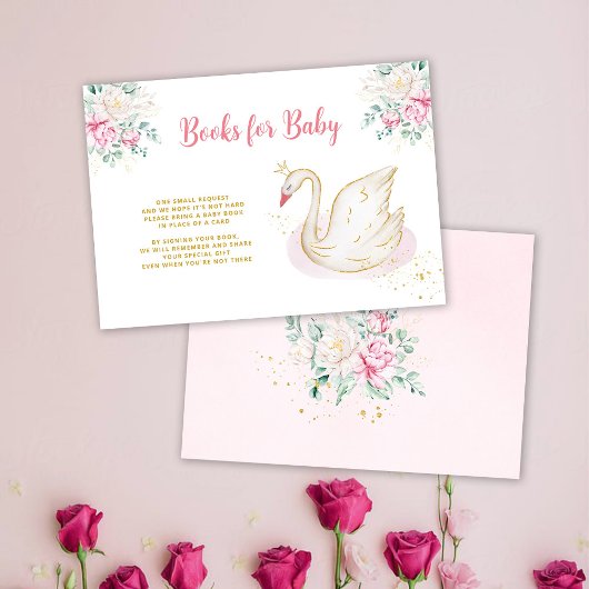 プリンセスの白鳥の本ベビーの囲いカード エンクロージャーカード
