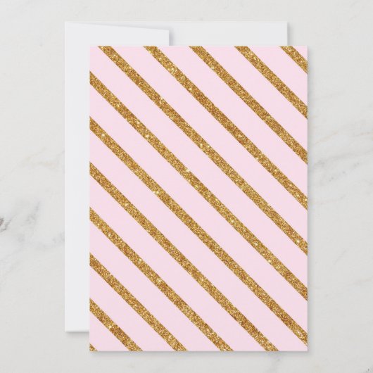 プリンセスの第3誕生日のパーティの招待状 招待状 (裏面)