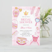 プリンセスの結婚式の二次会 招待状 (スタンド正面)