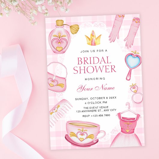 プリンセスの結婚式の二次会 招待状