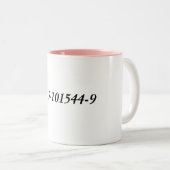 "プリンセスの花嫁" ISBNのマグ ツートーンマグカップ (正面右)