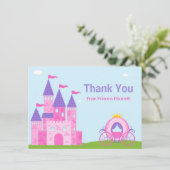 プリンセスの誕生会のサンキューカード サンキューカード (スタンド正面)