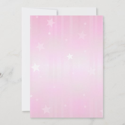 プリンセスの誕生会の招待のテンプレート 招待状 (裏面)