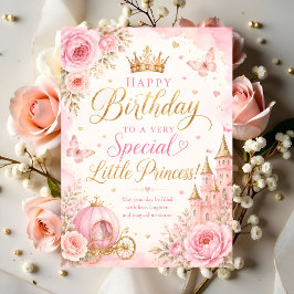プリンセスの誕生日おめでとう カード