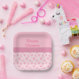 プリンセスの誕生日おめでとう ペーパープレート