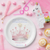 プリンセスの誕生日おめでとう ペーパープレート (パーティー)