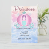プリンセスの誕生日の招待状 招待状 (スタンド正面)