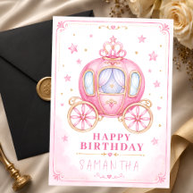 プリンセスの誕生日を祝う馬車