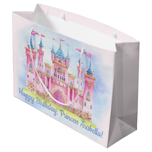 プリンセスの誕生日パーティー ラージペーパーバッグ (裏面アングル)
