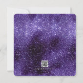 プリンセスの誕生日パーティー 招待状 (裏面)