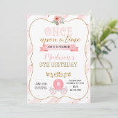 プリンセスの誕生日招待状 招待状 (スタンド正面)