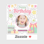 プリンセスの誕生日 シール (シート)