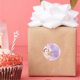 プリンセスの誕生日 発泡ボード ラウンドシール
