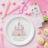 プリンセスの誕生日 魔法の城 女の子のパーティー ペーパープレート (パーティー)