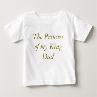 プリンセスの赤ちゃんドレス ベビーTシャツ