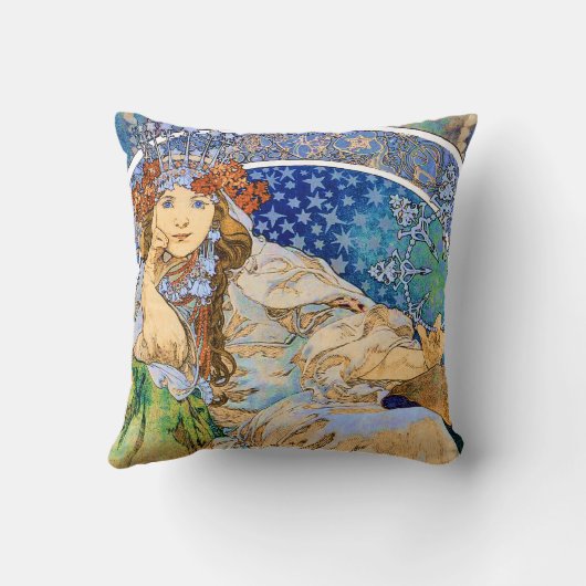 プリンセスのHyacinthのヴィンテージの劇場広告 クッション (裏面)