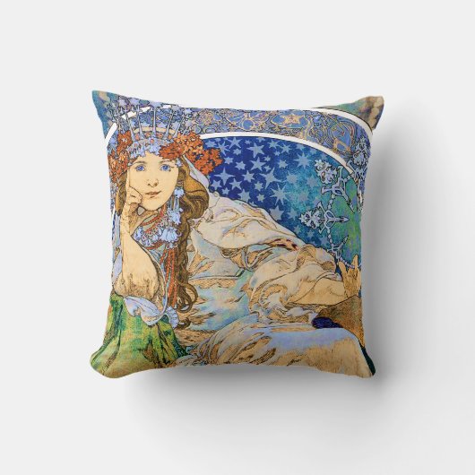 プリンセスのHyacinthのヴィンテージの劇場広告 クッション (正面)