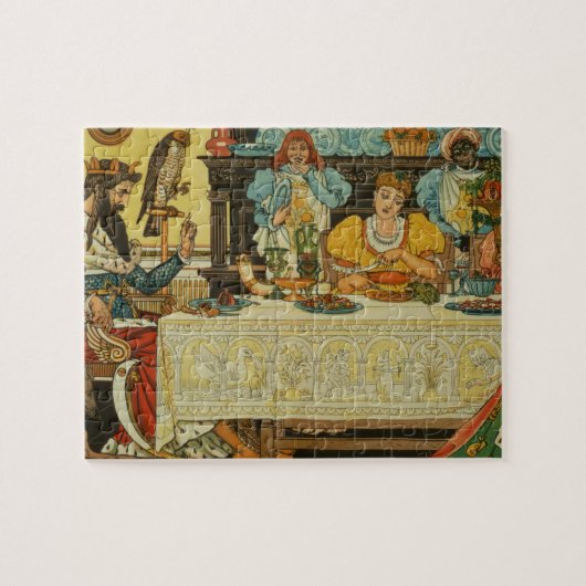 プリンセスはカエルと彼女の夕食を、から共有します ジグソーパズル (横)