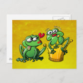 プリンセスはカエルになった ポストカード (正面/裏面)