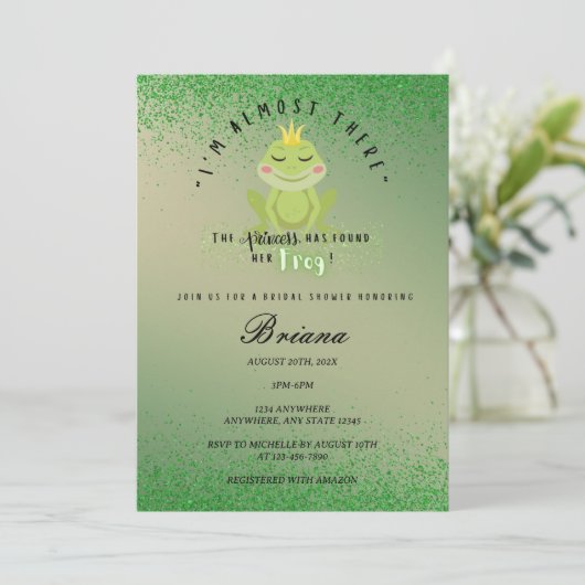 プリンセスはカエルを見つけた 招待状 (スタンド正面)