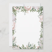 プリンセスはピンクの水彩庭園に到着した 案内状 (裏面)