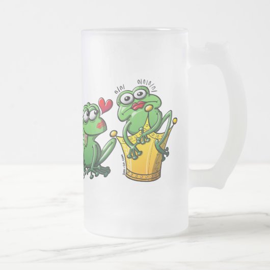 プリンセスは今カエルです フロストグラスビールジョッキ (右)