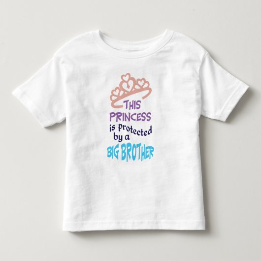 プリンセスは保護 トドラーTシャツ (正面)