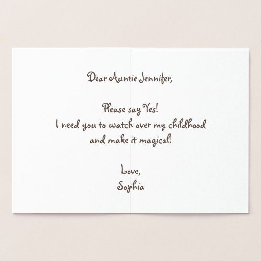 プリンセスは妖精のゴッドマザー魔法ウォンドスターズを必要とする 箔カード (内部)