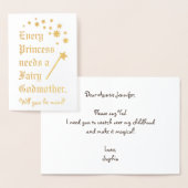 プリンセスは妖精のゴッドマザー魔法ウォンドスターズを必要とする 箔カード (ディスプレー)