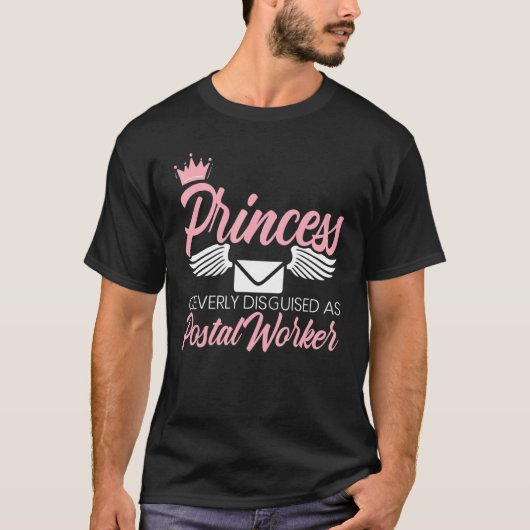 プリンセスは巧妙に郵便局員の郵便に偽装 Tシャツ (正面)