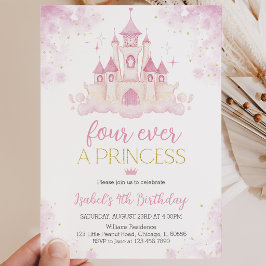 プリンセスは永遠に 四歳の誕生日 招待状