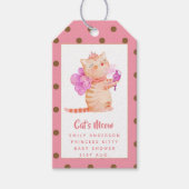 プリンセスは猫がピンクシャワーを鳴く ギフトタグ (正面)