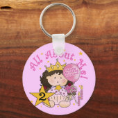 プリンセスは私について2回目の誕生日 キーホルダー (正面)